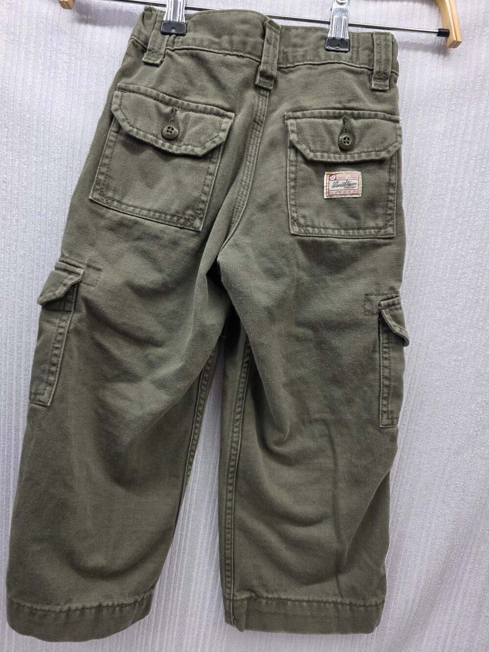 Levi Strauss Signature Olive Green Cargo Pants Boys Size 5